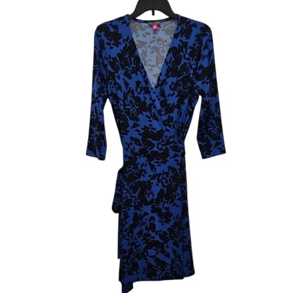 Vince Camuto Wrap Dress With Tie Closure Size Medium Business Office Careerwear